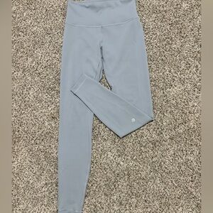 lululemon light blue wunder train leggings